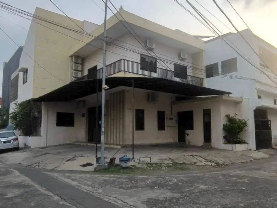Dijual Lelang Murah Rumah Kantor Hook di Darmo Indah Timur Surabaya