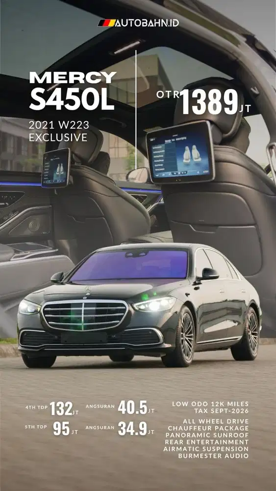 All New Mercedes Benz S450L Exclusive 2021 (W223)
