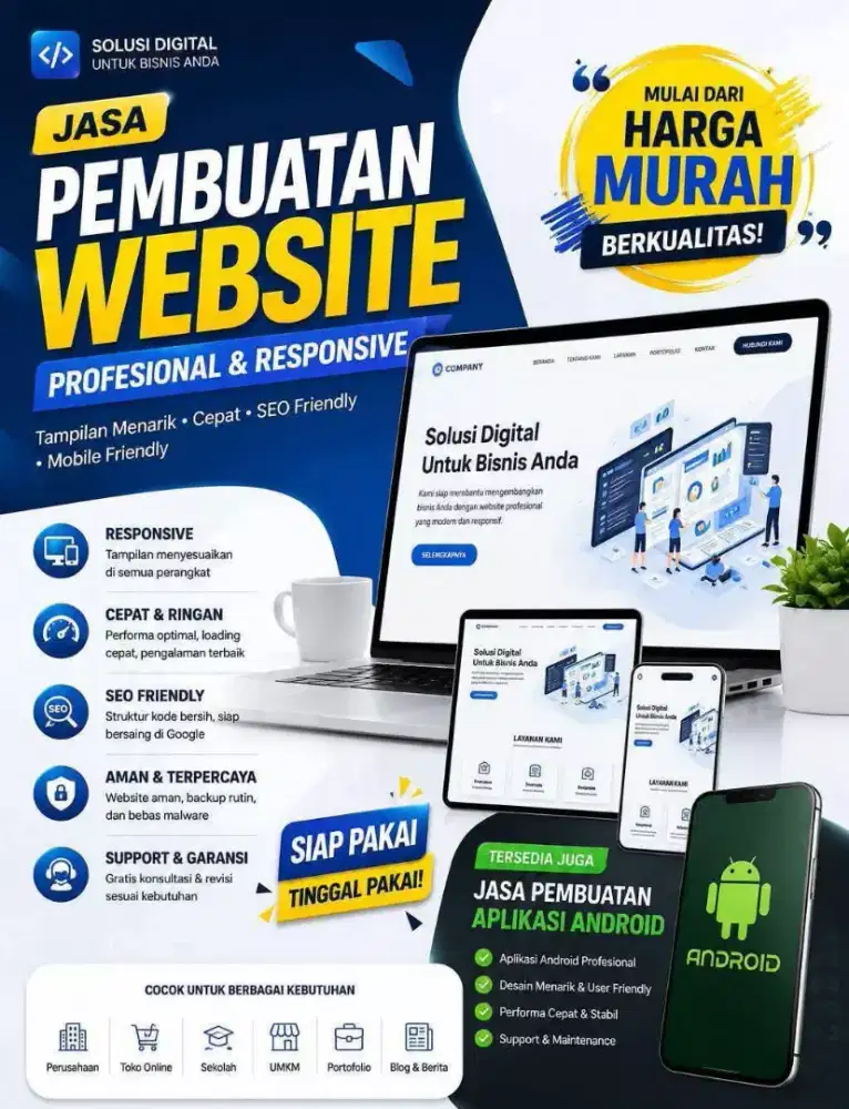 Jasa website silahkan order