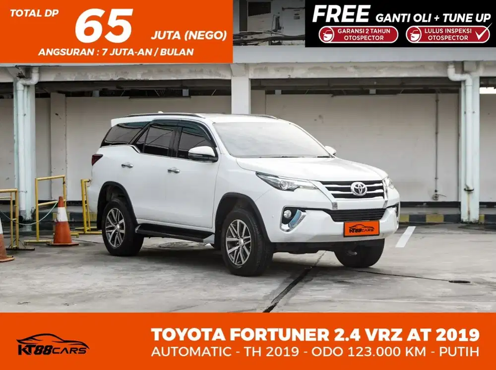 TOYOTA FORTUNER VRZ 2.4 AT 2019