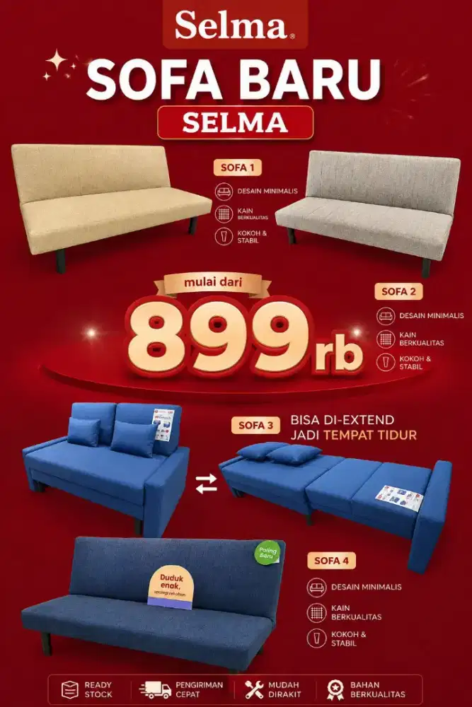 PROMO SOFA BED MURAH