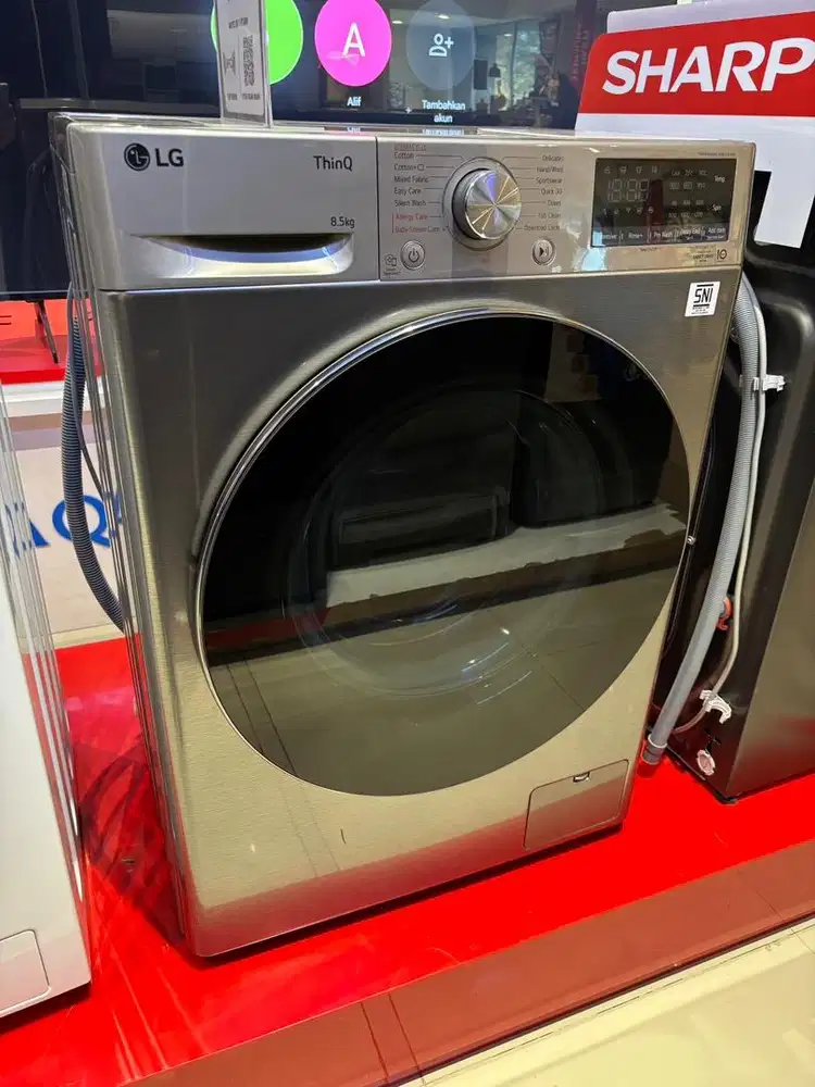 Mesin cuci front loading LG 8.5KG