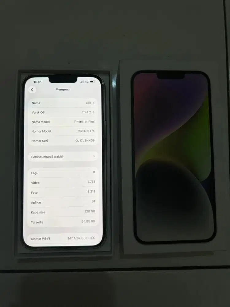 iPhone 14 Plus 128GB Sinyal All Operator