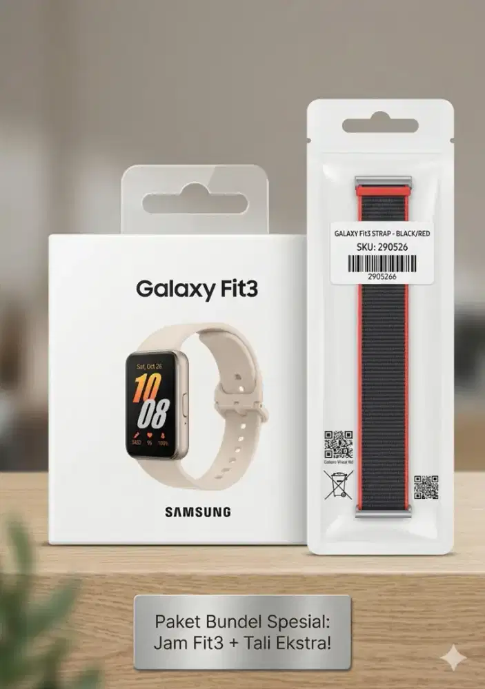 Samsung Galaxy Fit3 Baru (BNIB) + Bonus Strap Keren - Murah!