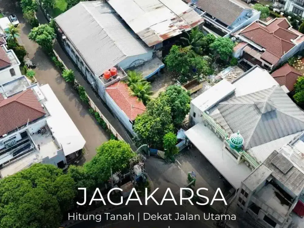 TERMURAH !! FOR SALE | JAGAKARSA, GUDANG HITUNG TANAH, AKSES 2 MOBIL, SELANGKAH KE JLN UTAMA, LOKASI STRATEGIS, NEGO !!