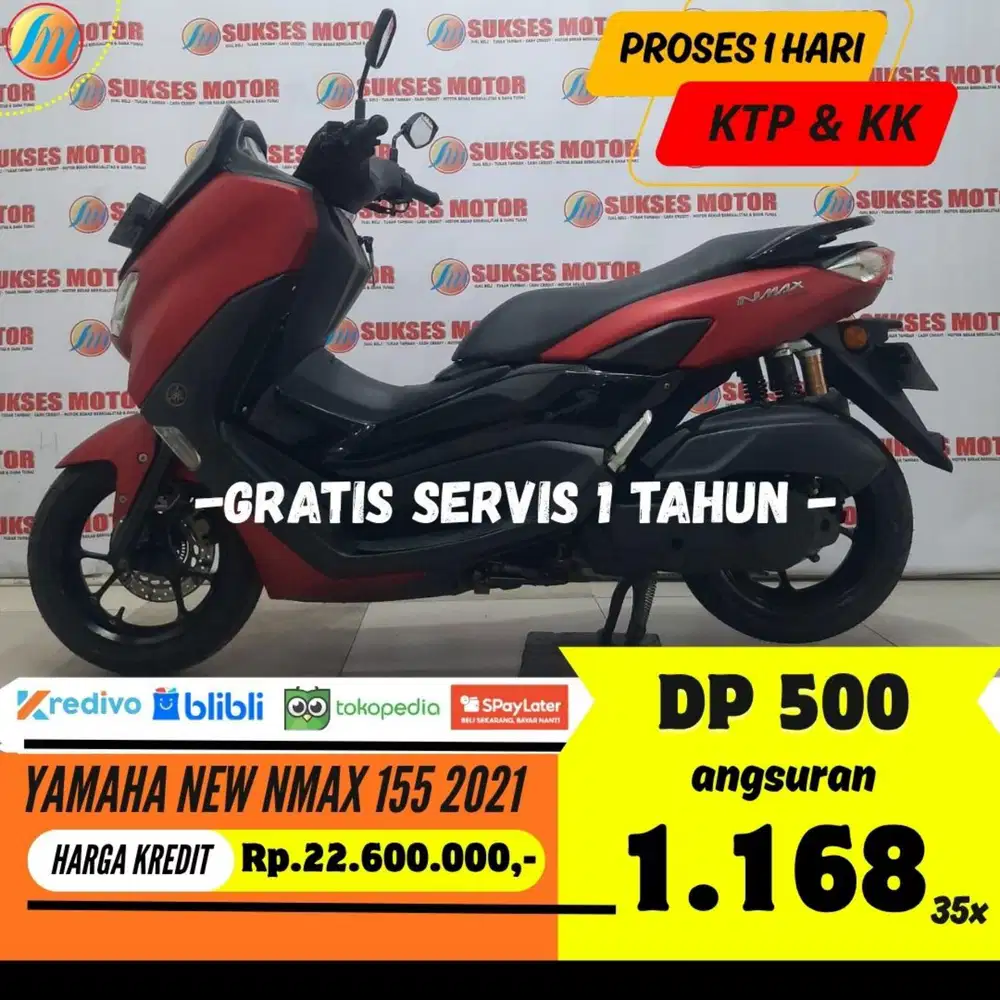 DP PROMO 500RIBU - YAMAHA NEW NMAX 155 TAHUN 2021 BERGARANSI