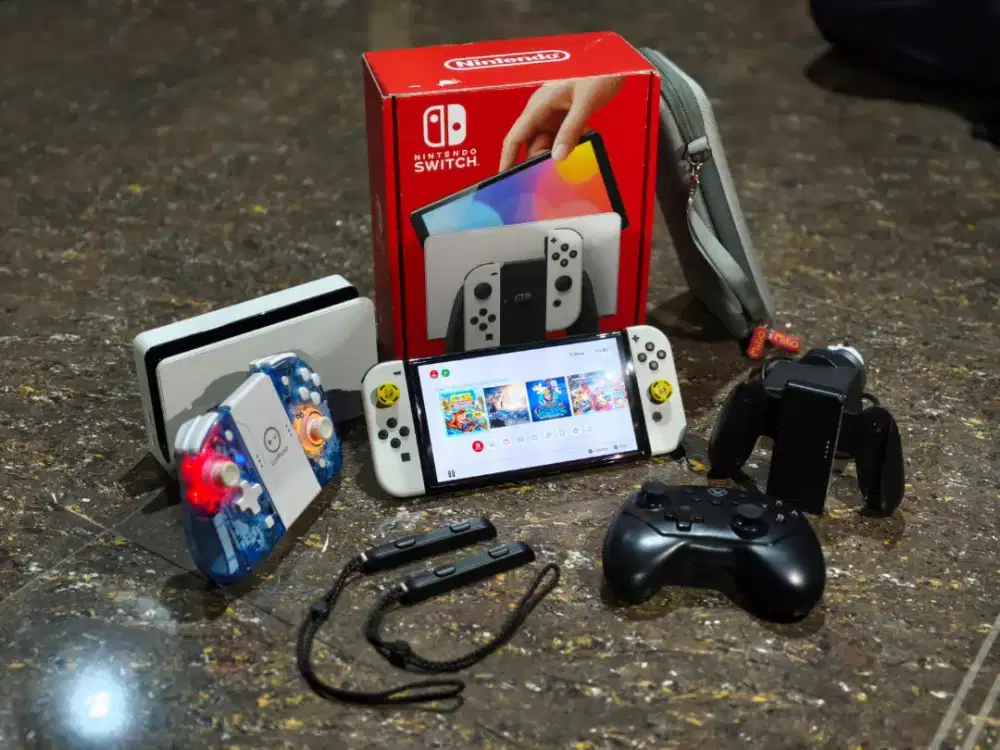 Nintendo Switch OLED White 256GB Fullset