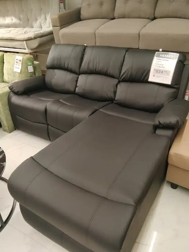 Liverton sofa corner black-de90-514(u/2)