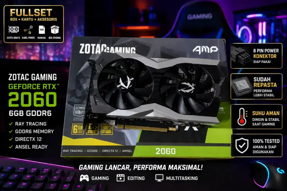 VGA ZOTAC RTX 2060 6GB AMP