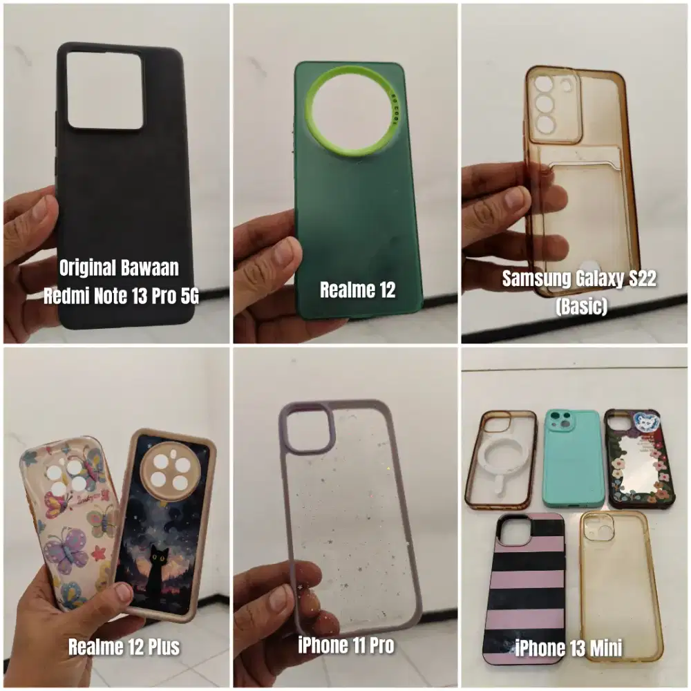 (FREE/GRATIS) Case Redmi, Case Realme, Case Samsung, Case iPhone
