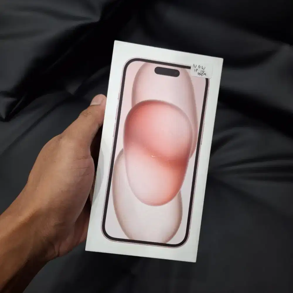 New iPhone 15 128Gb Pink Resmi