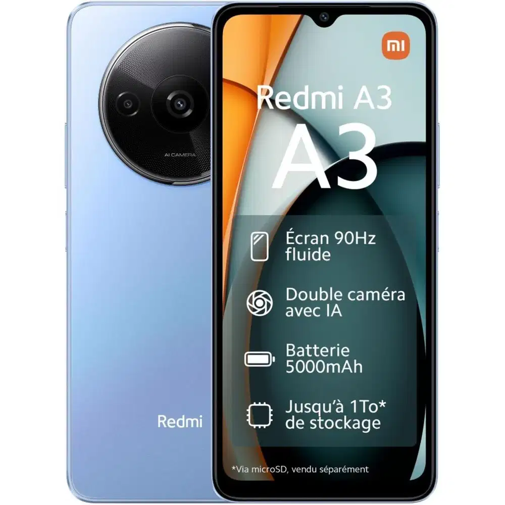 Redmi A3 Blue pakean emak emak