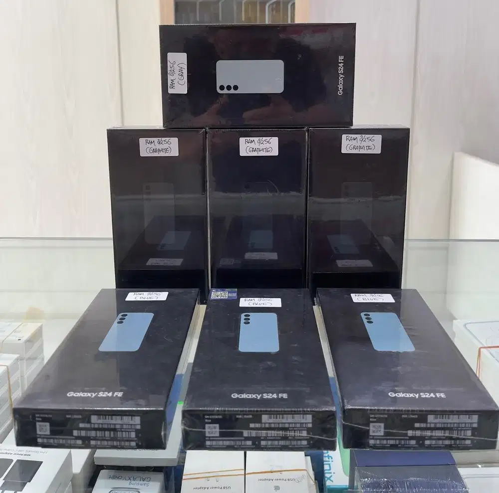 Free Adaptor...Samsung S24 FE 5G 8/256 Resmi SEIN (Graphite,Blue,Gray)
