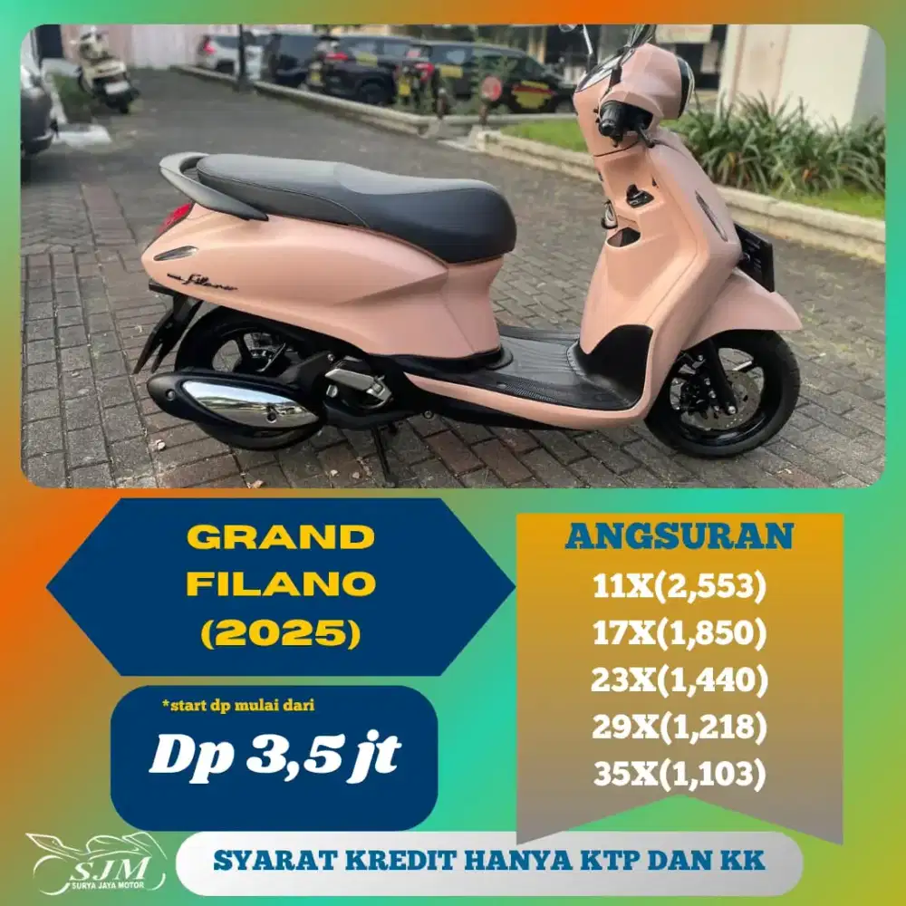 YAMAHA GRAND FILANO 2025 CASH & KREDIT