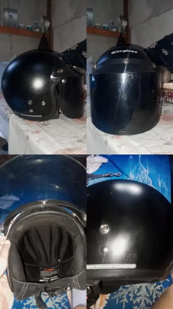 Helm cargloss bekas seperti baru
