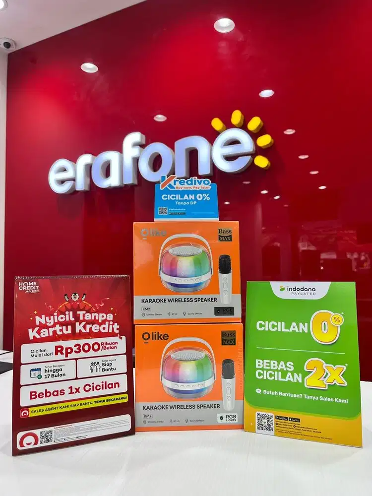OLIKE KARAOKE WIRELESS SPEAKER KM2 I PEMABAYAN BISA CREDIT CUKUP E-KT