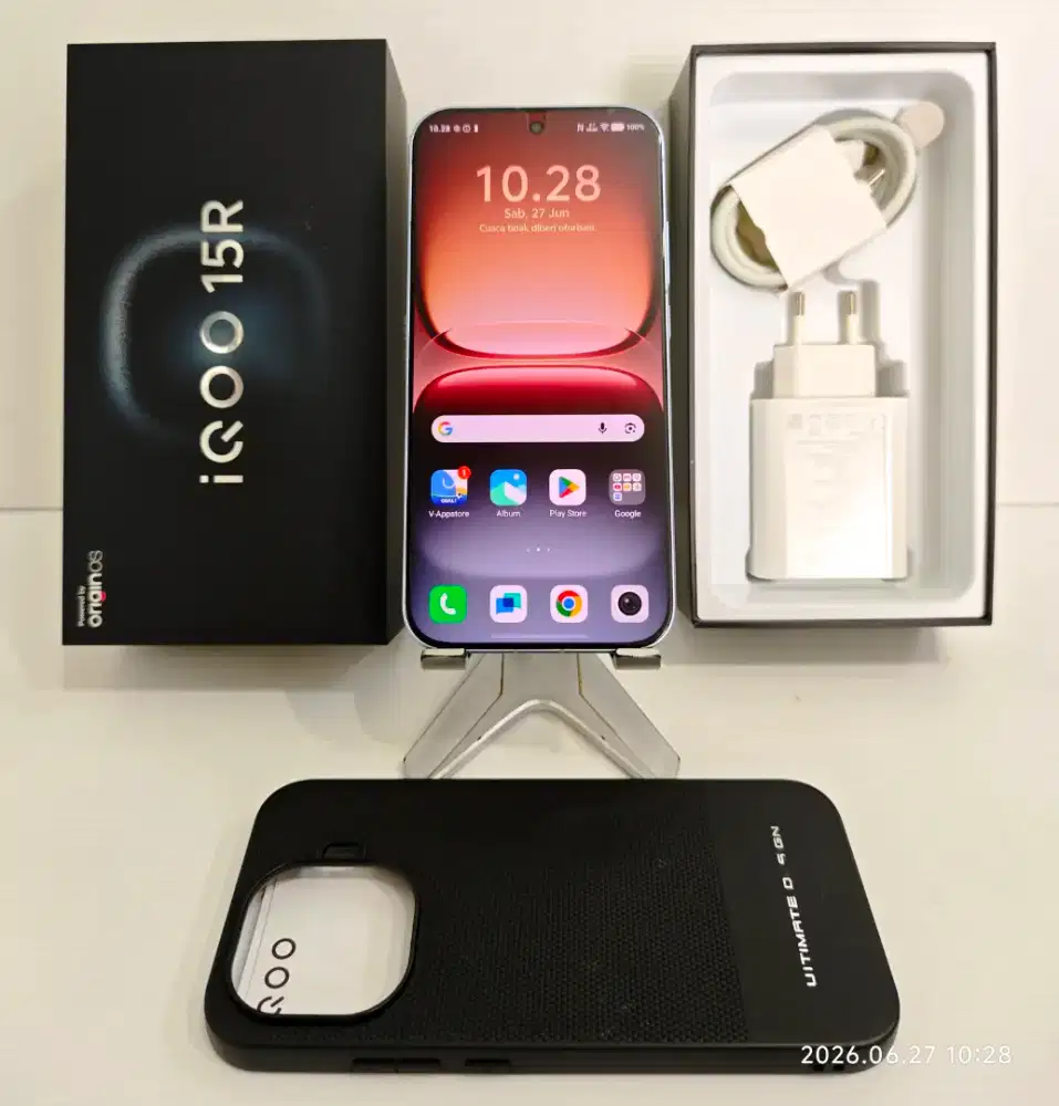 Iqoo 15R 5G 12/512 Gb Likenew 99.99% Garansi April 2027 bs TT/BT..