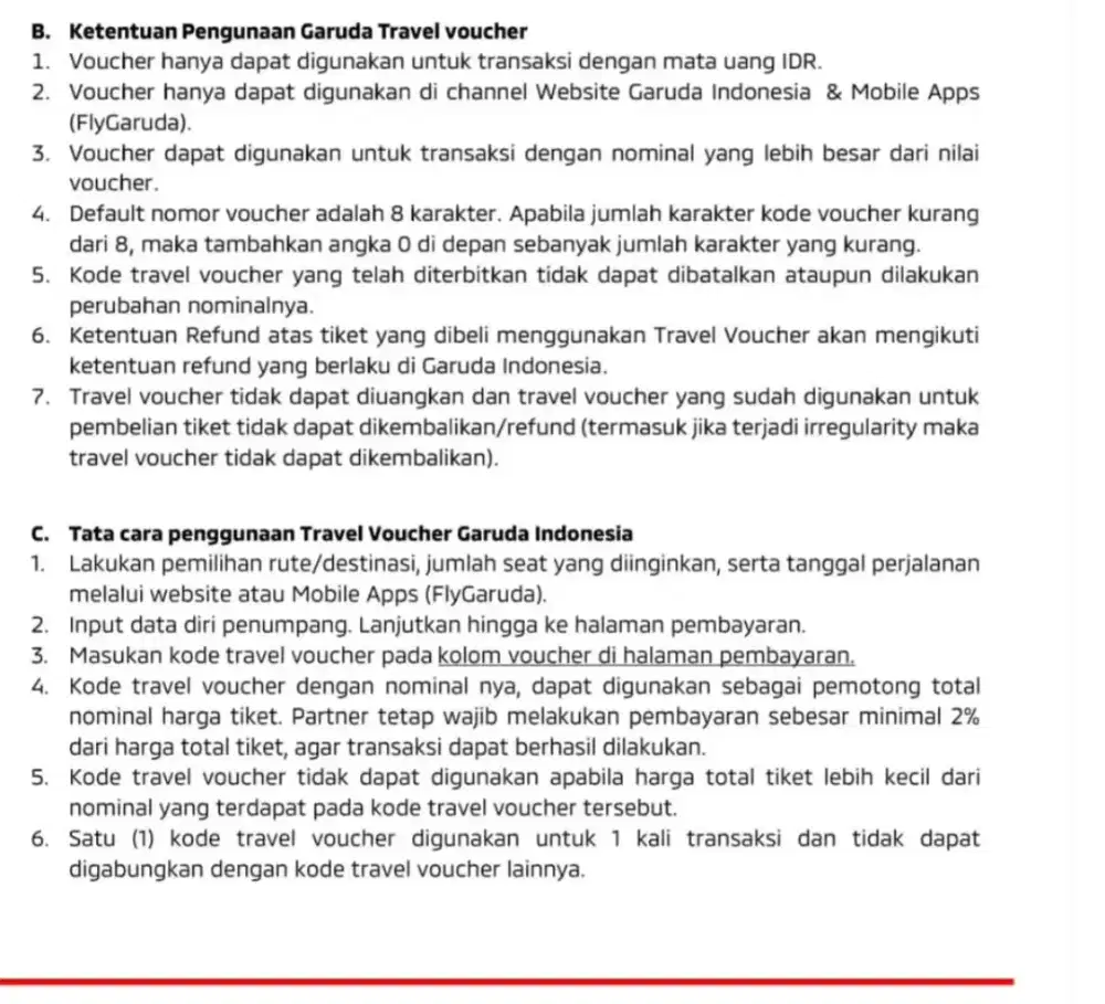 Voucher digital Garuda