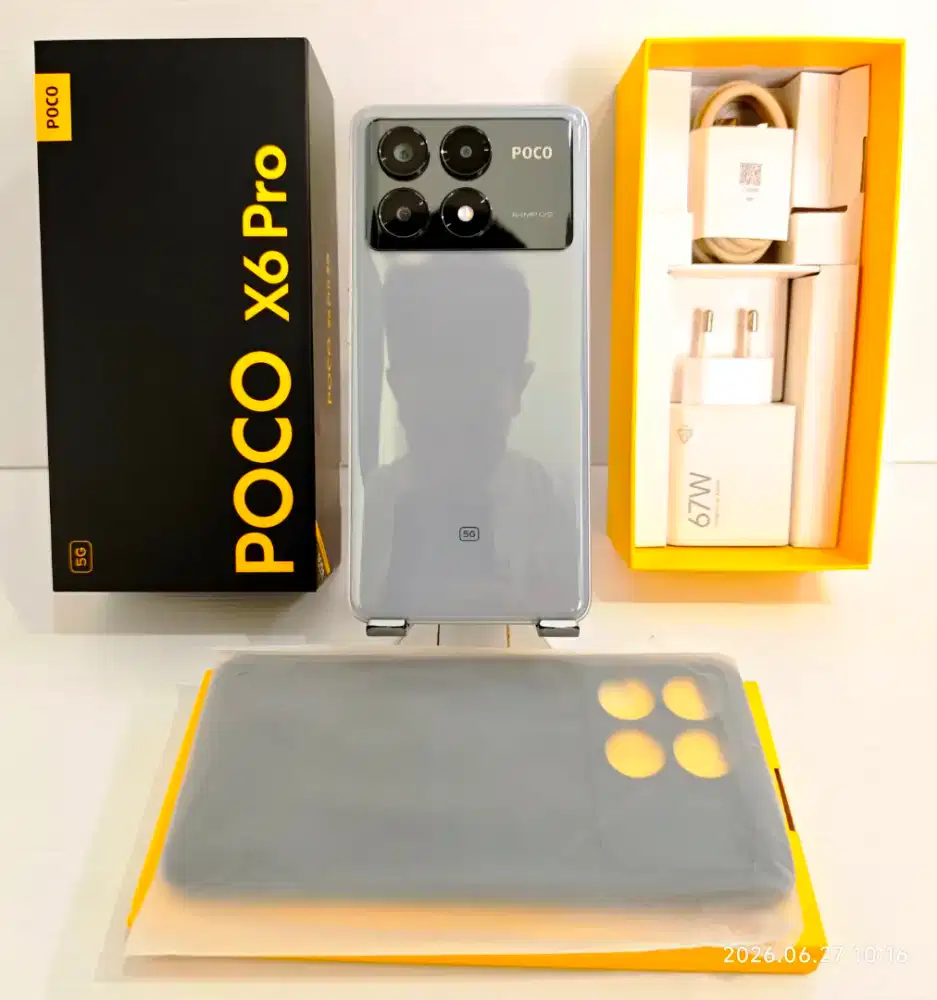 Xiaomi Poco X6 Pro 5G 12+12/512 Gb Mulus 97% fullset Ex Resmi bs TT/BT
