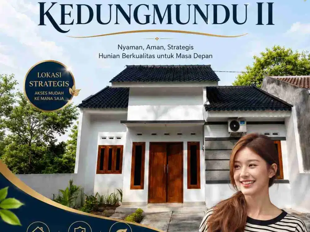 rumah baru siap huni lokasi dekat kampus unimus