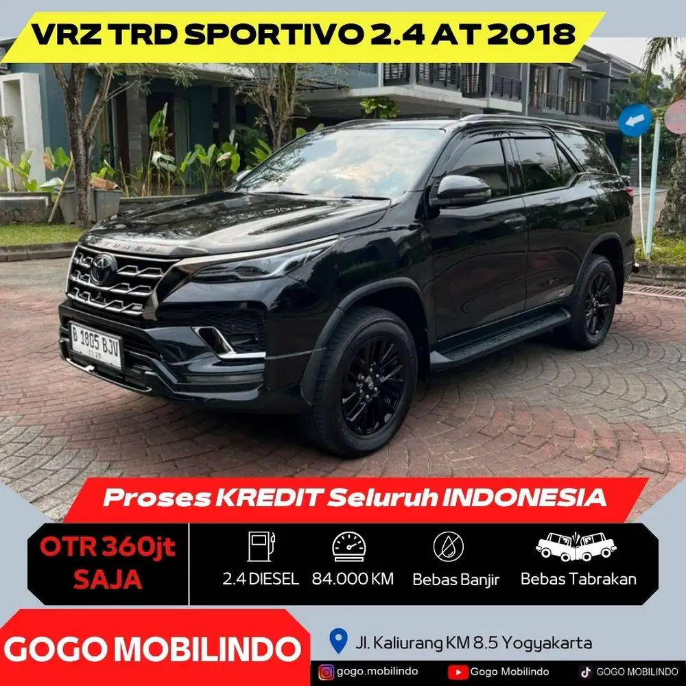Toyota Fortuner VRZ TRD Sportivo Matic 2018 DP Minim Pajero
