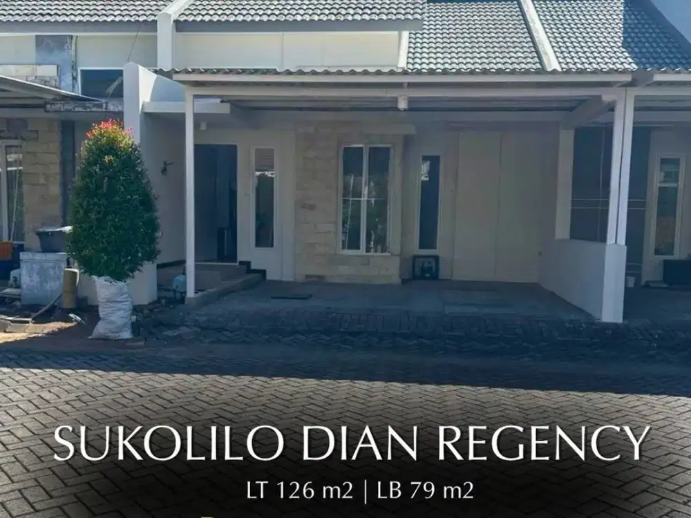 Jual rumah minimalis 1 lantai di Sukolilo Dian Regency