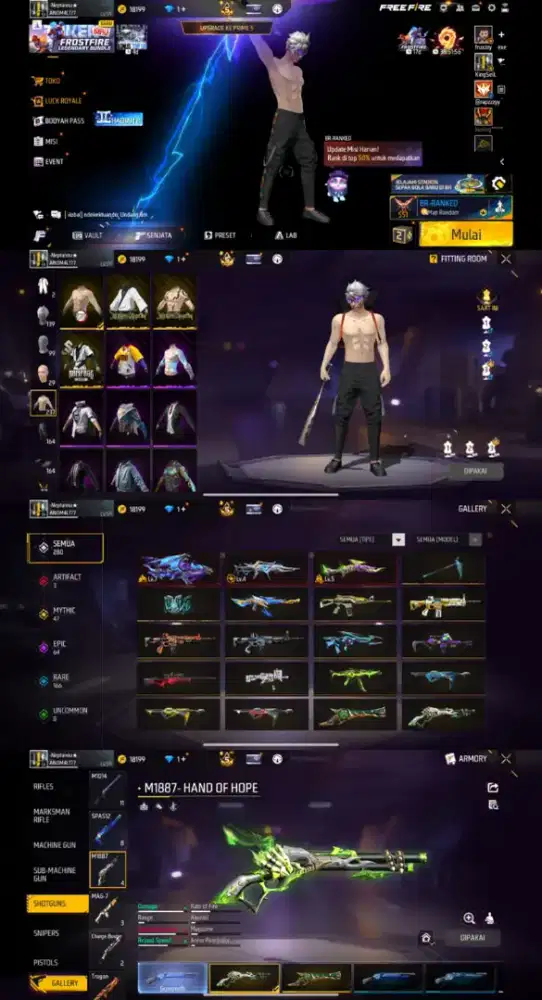 Akun di jual yg minat pm aja