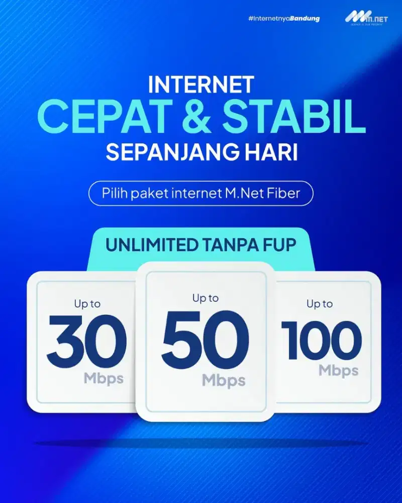 Mnet Fiber Wifi Free biaya pemasangan