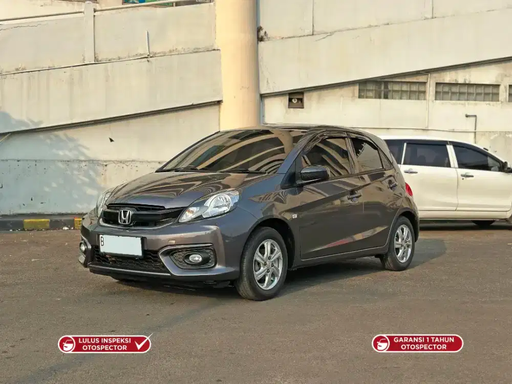 DP 15jt Brio E Cvt 2017 matic honda new facelift Grey abu sdr RS