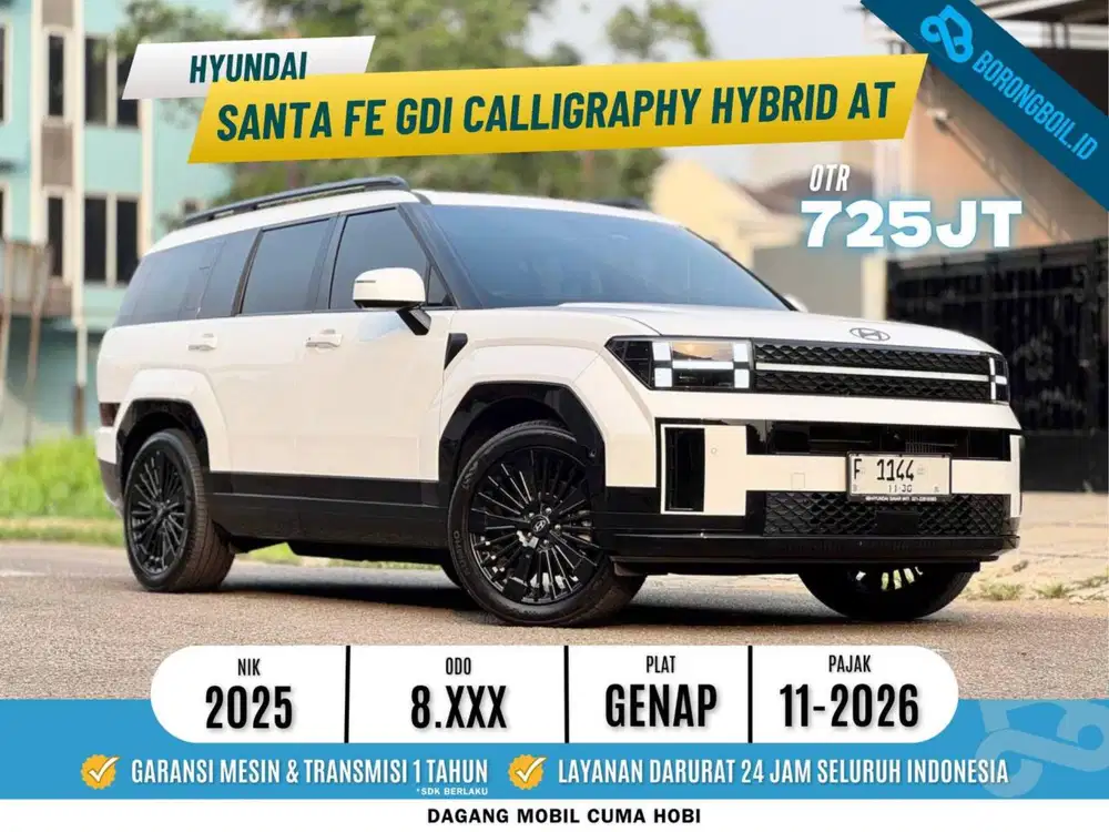 [Km 8k] Hyundai Santa Fe GDI Callifraphy Hybird AT 2025
