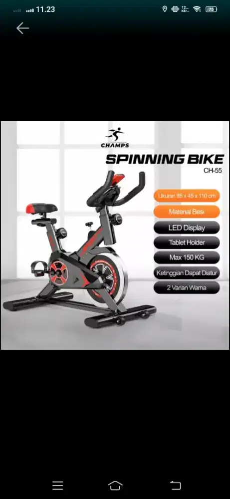 Promo spining bike
