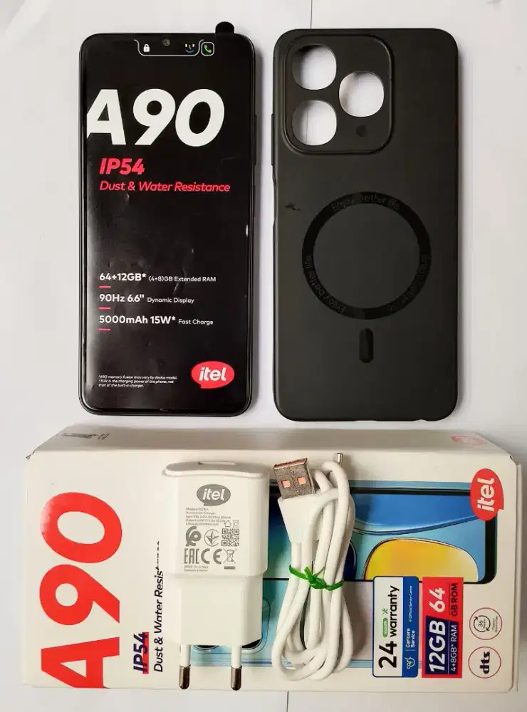 Itel A90 Like New Garansi Panjang [Ram 4+8/64, Fingerprint..]