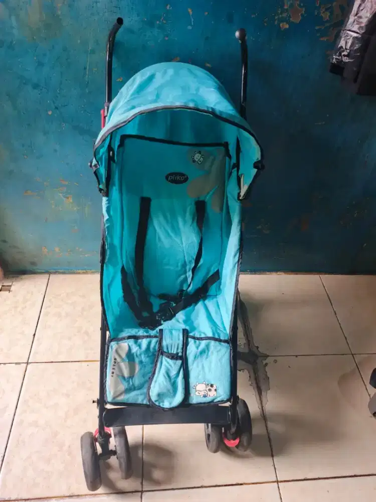 Stroller Pliko hijau tosca