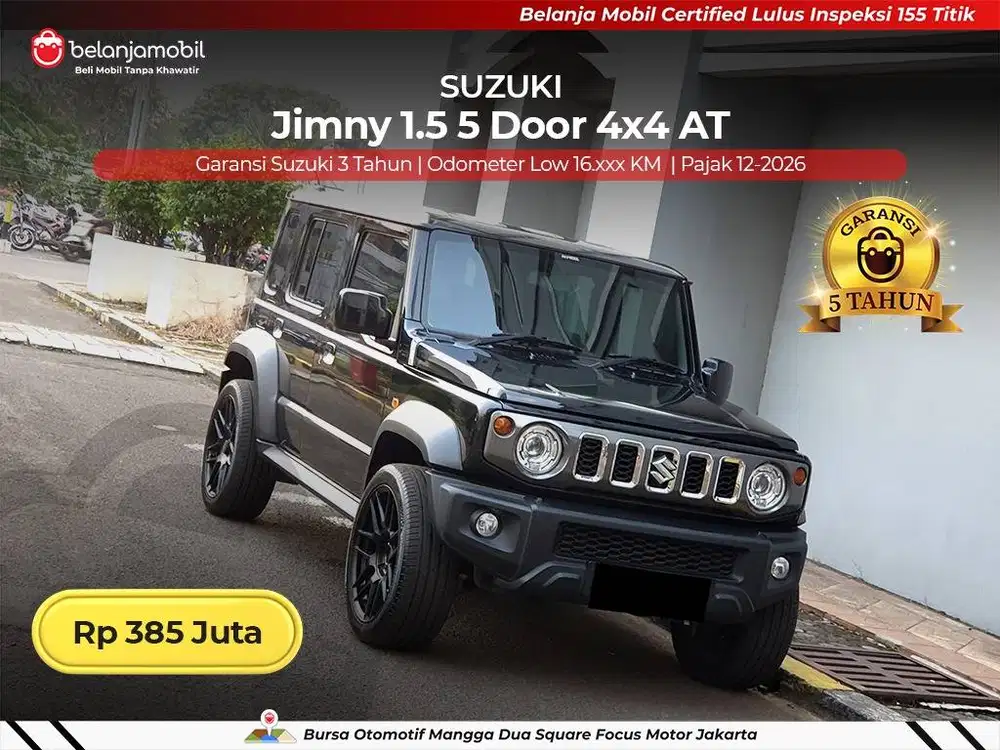 [ LOW KM 16RB ] Suzuki Jimny 1.5 5 Door 4x4 AT 2024/2025