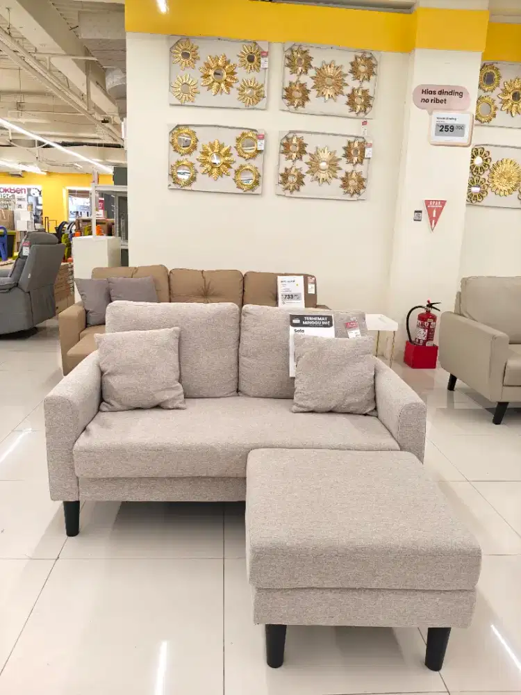 Sofa minimalis 2 seater