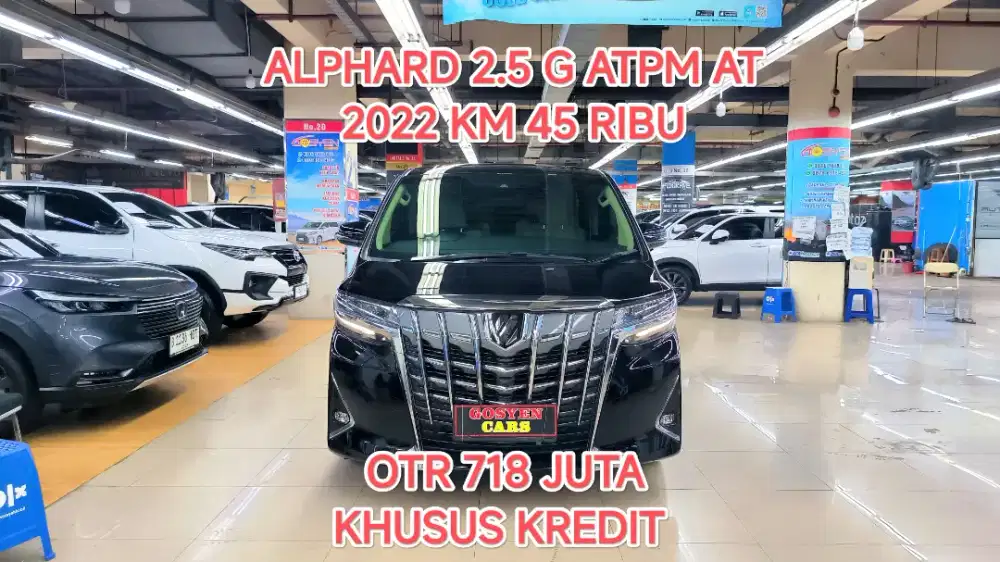 Km 45 ribu TOYOTA ALPHARD 2.5 G ATPM AT 2022 KONDISI ISTIMEWA