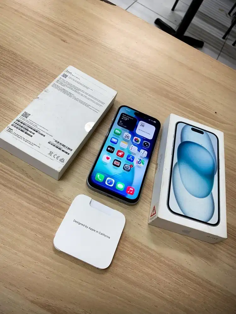 FOR SALE! iPhone 15 128GB ex resmi iBox ID/A!