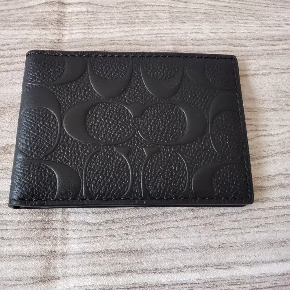 Coach Men's Bifold Wallet Black