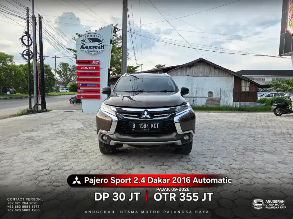 Dp 30jt Pajero Sport 2.4 Dakar AT 2016