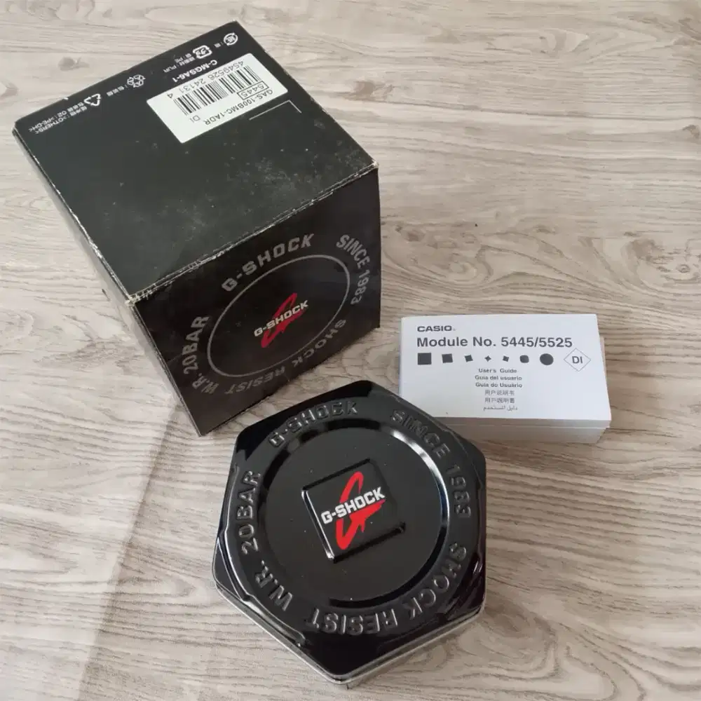 Box Jam G-Shock Bulat Original