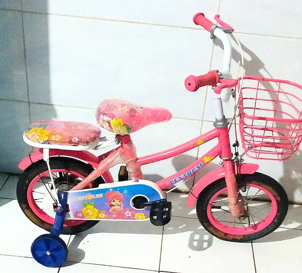 Sepeda ukuran 12,cocok buat anak umur 2 tahun - 6 tahun