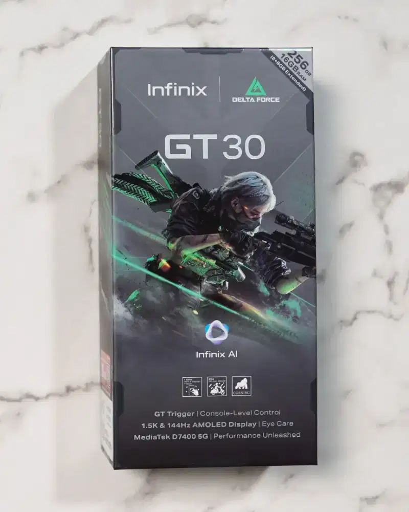 INFINIX GT 30 5G RAM 8/256 GARANSI RESMI 1TAHUN