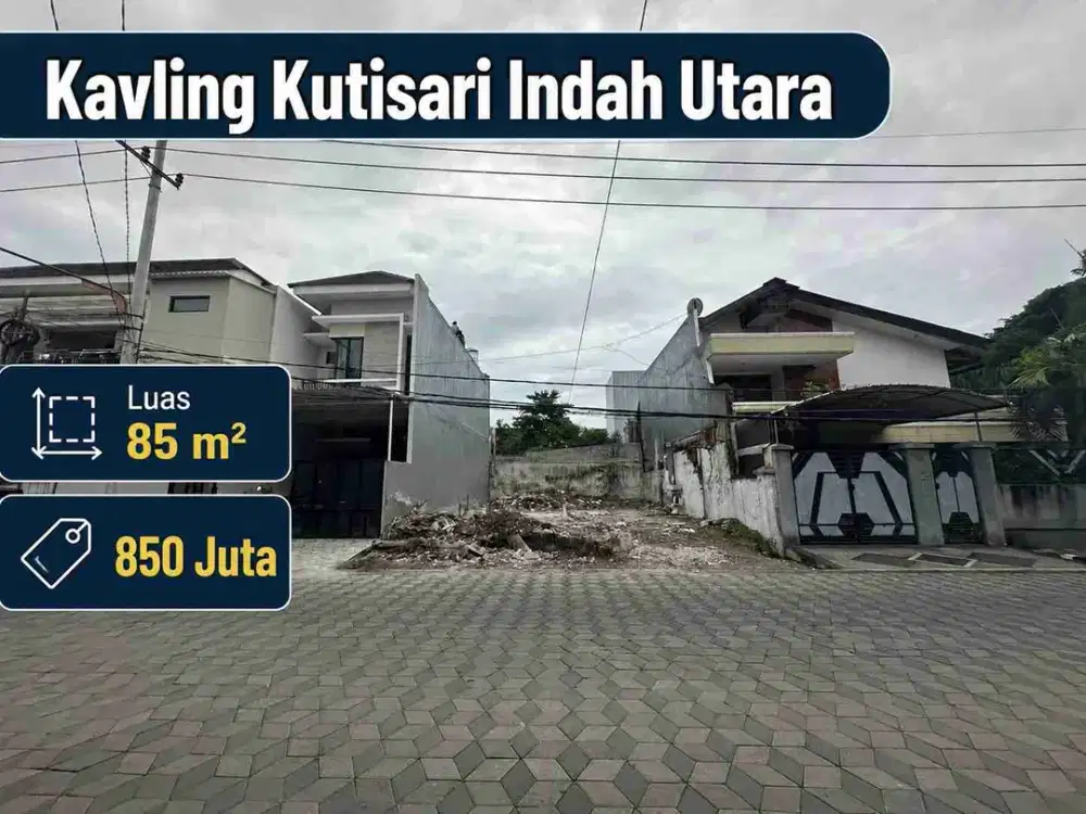850 Juta‼ Tanah Kutisari Indah Utara