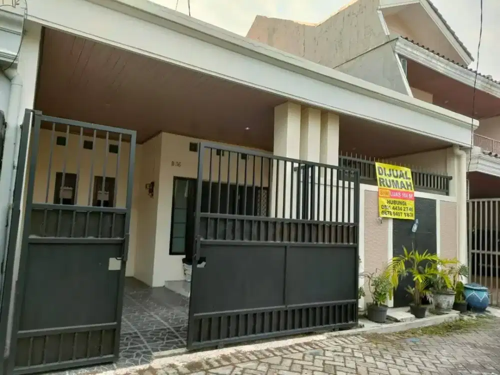 RUMAH DIJUAL MURAH Pondok Tanjung Permai Semampir Sukolilo Surabaya