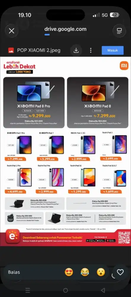Ready tab xiomi wifi and SIM card