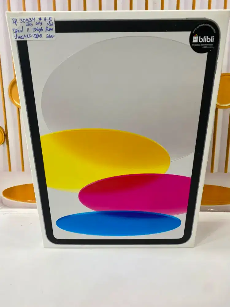 Ipad Gen 11 ( Chip A16 ) 128Gb Silver New Resmi IBox Wifi Only