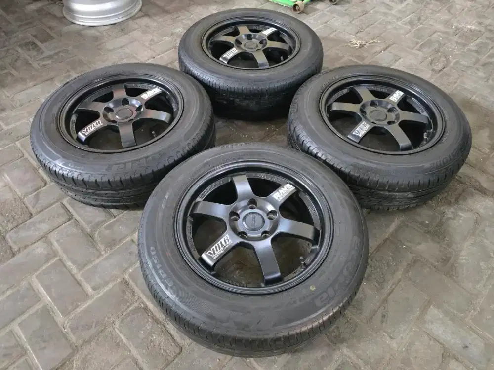 Velg Ban 90% TE37 R16 Innova Reborn Zenix Camry Hilux Rangga Alphard