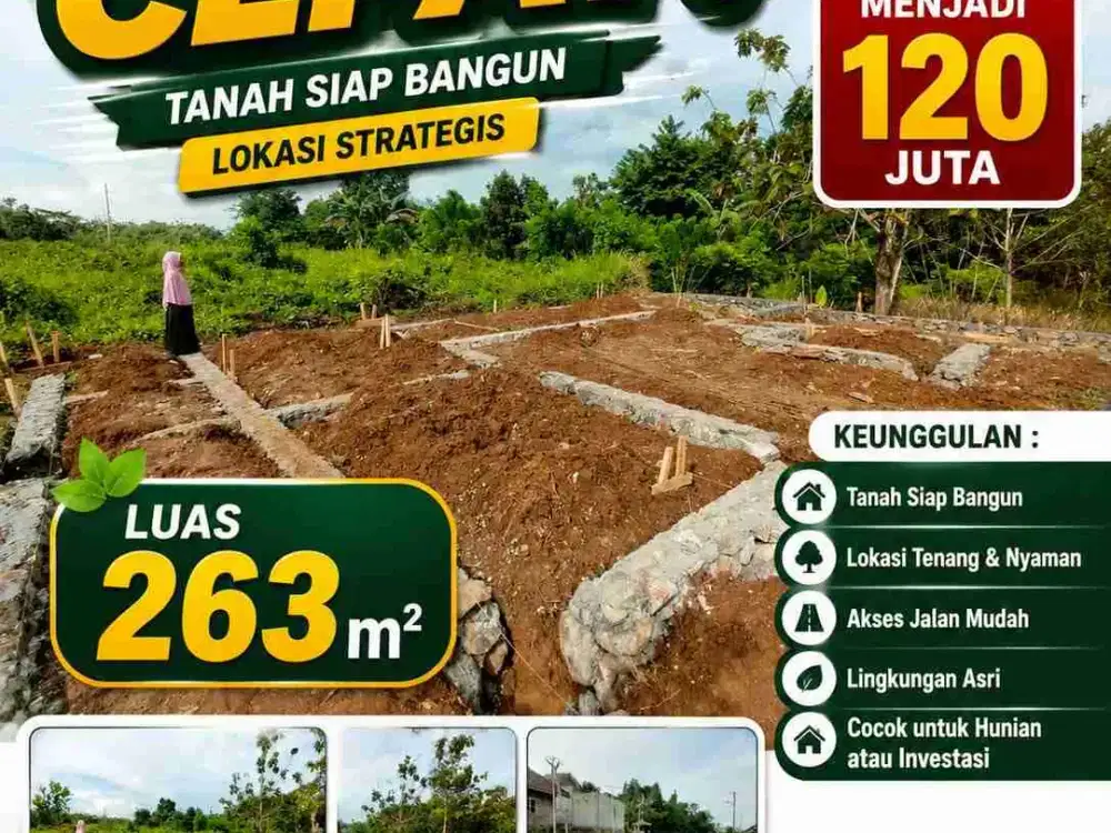 Tanah Kavling Palima Serang, Dekat KP3B