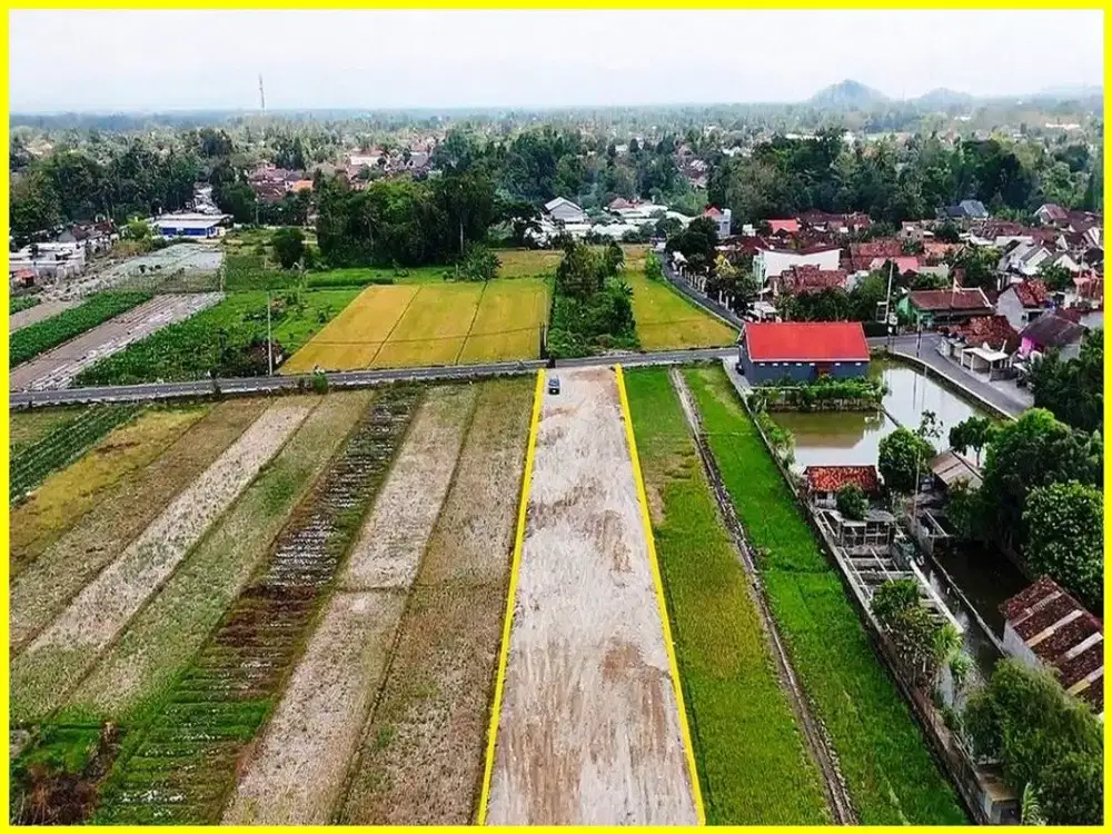 Dekat Polsek Godean Tanah Sleman di Godean