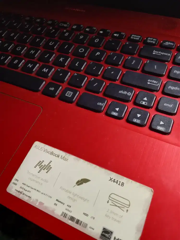 laptop Asus Vivo book max x441b rom 4 HDD 1 TB